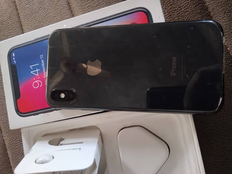 complete box iphone x pta approved 0