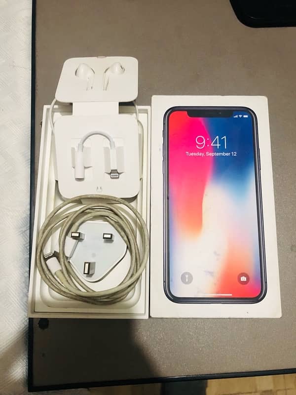 complete box iphone x pta approved 5