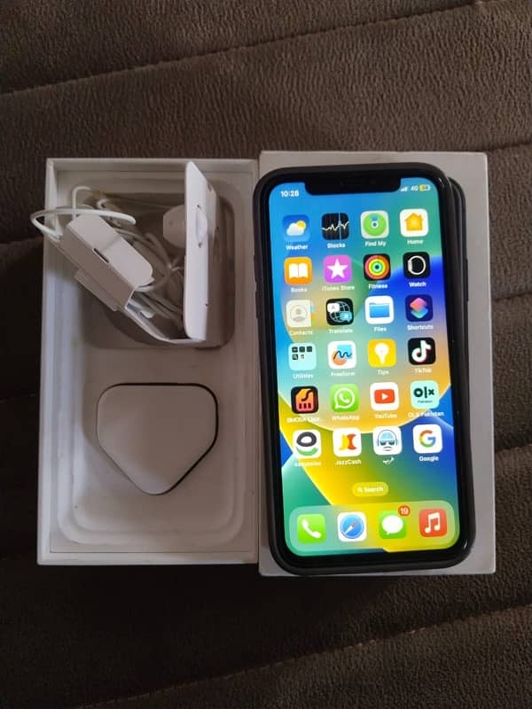 complete box iphone x pta approved 10