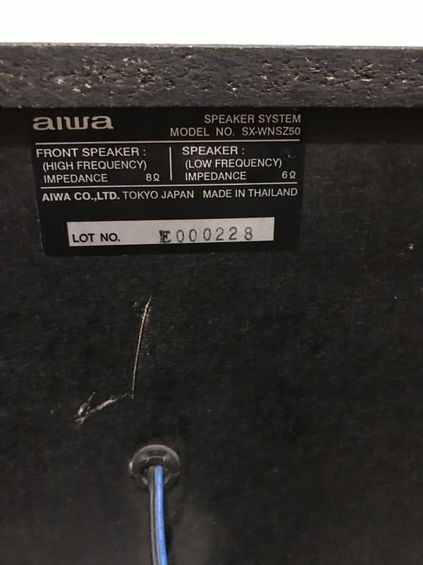 Aiwa speaker  japan 9