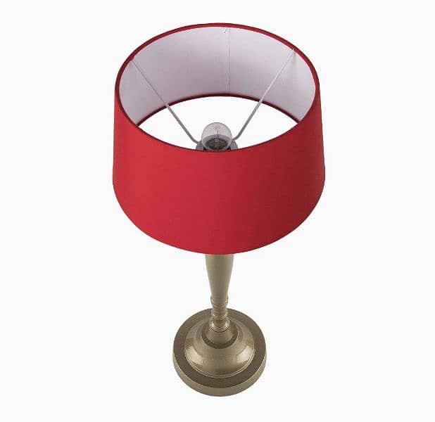 Red Shade Beautiful lamp 2