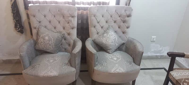 Long head chair Sofa set slightly used for Sale 1