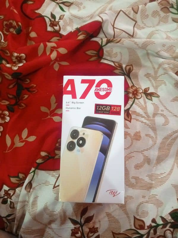 Itel A70 12/128gb (4+8) contact on 03143161144 whatsapp. 3