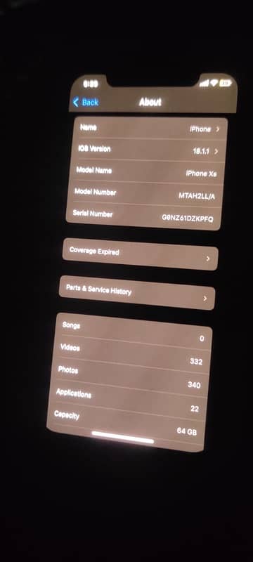 iphone xs white colour 64 Gb 2