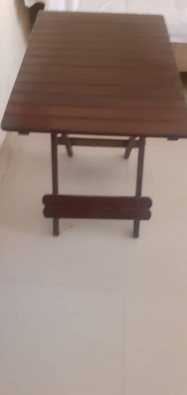 wooden folding table 0