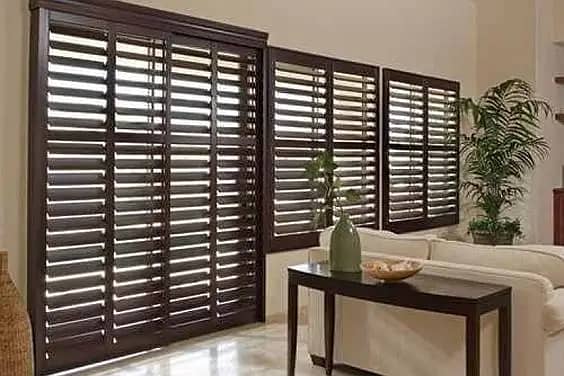 Blinds - Office Blinds - Roller Zebra Blind - Window Wooden Blinds 6