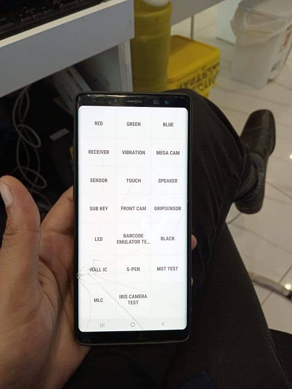 Samsung Note 8 no shade no dot no open 0