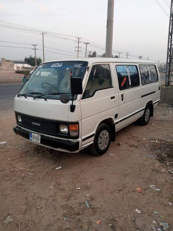 Toyota hiace 1985 model 4