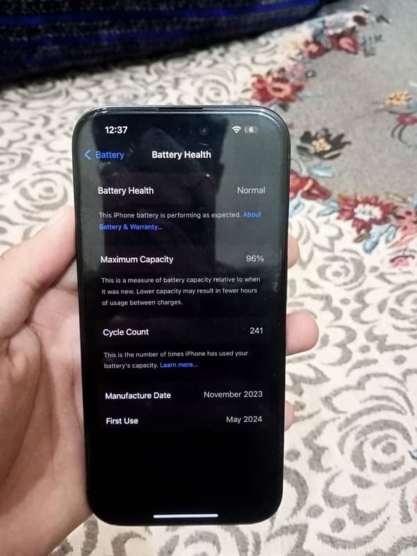 I Phone 15 Pro With Box Blue 2