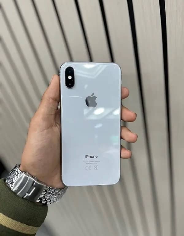 Iphone x white colour water pack 1