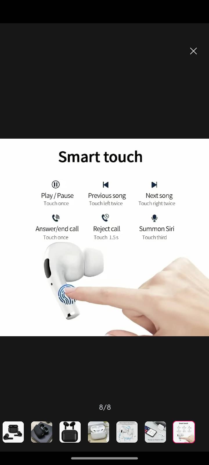 TWS Airpods_ with Super Sound & High Quality Touch Sensors True 2