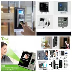 Zkteco Zkt Fingerprint card Electric magnetic door lock Access control