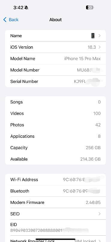 Iphone 15 Pro Max - JV 256GB 2