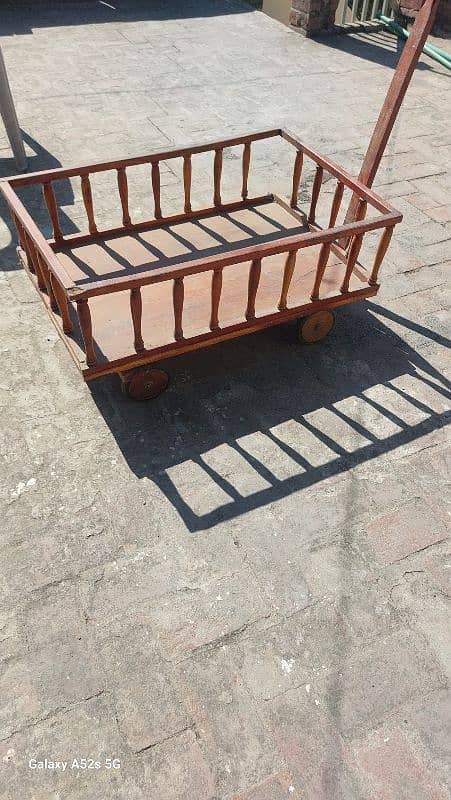 kids wooden cart 1