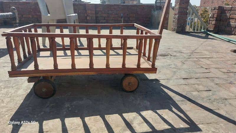 kids wooden cart 2