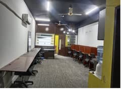 Fully Furnished Area 560 Square Feet Brand New Corporation Office Available For Rent In Gulberg 3 Lahore