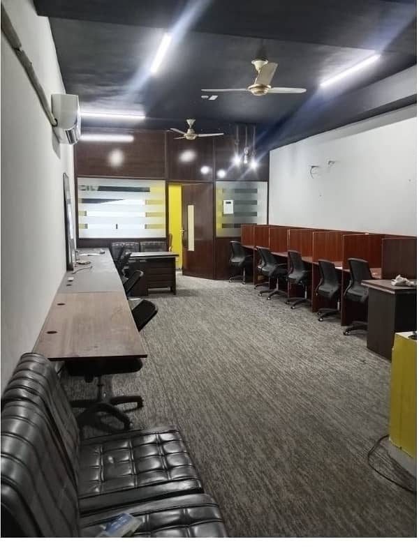 Fully Furnished Area 560 Square Feet Brand New Corporation Office Available For Rent In Gulberg 3 Lahore 4