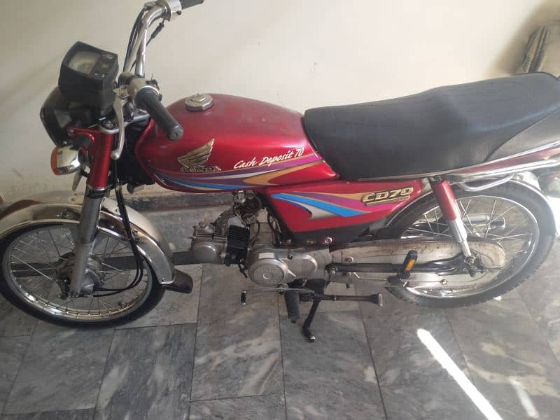 Honda CD 70 2009 in good maintained condition for sale 0