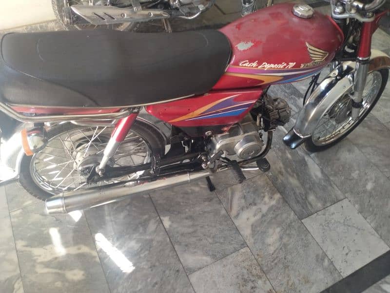 Honda CD 70 2009 in good maintained condition for sale 1