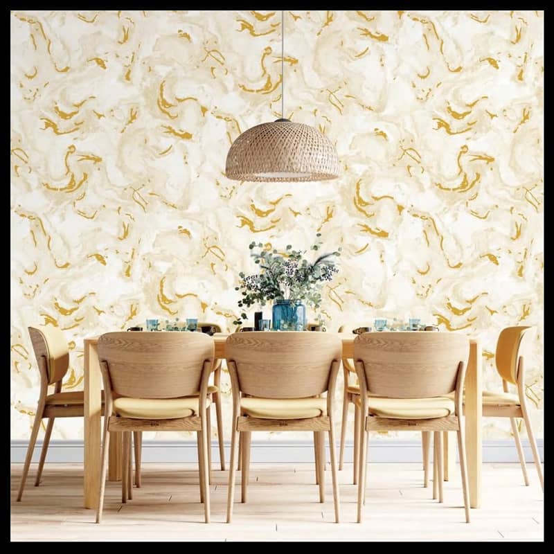 pvc wall panel. Wallpaper sheet. vinyl & wood flooring. ceiling. grass 3