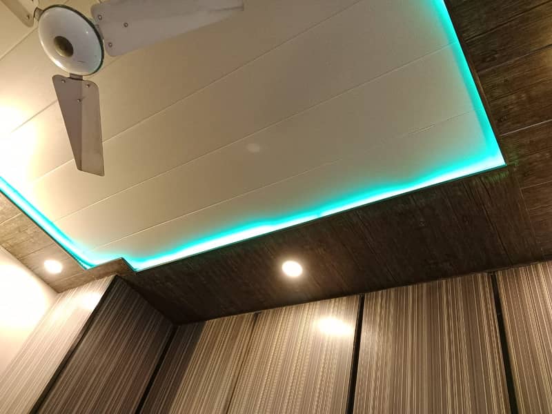 pvc wall panel. Wallpaper sheet. vinyl & wood flooring. ceiling. grass 17