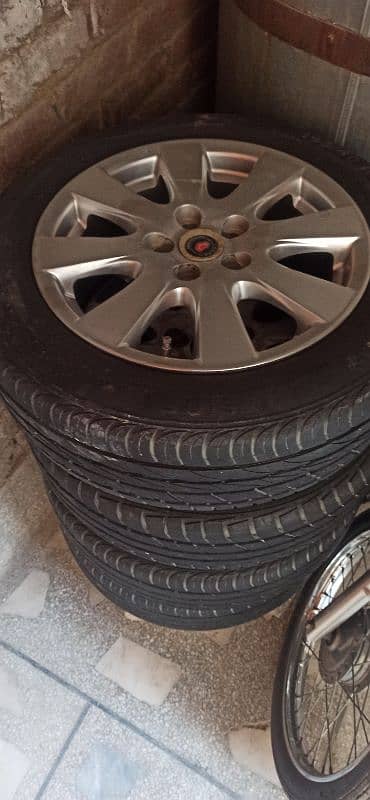 195/60/16 Tyres and Alloy Rims (16)size 4