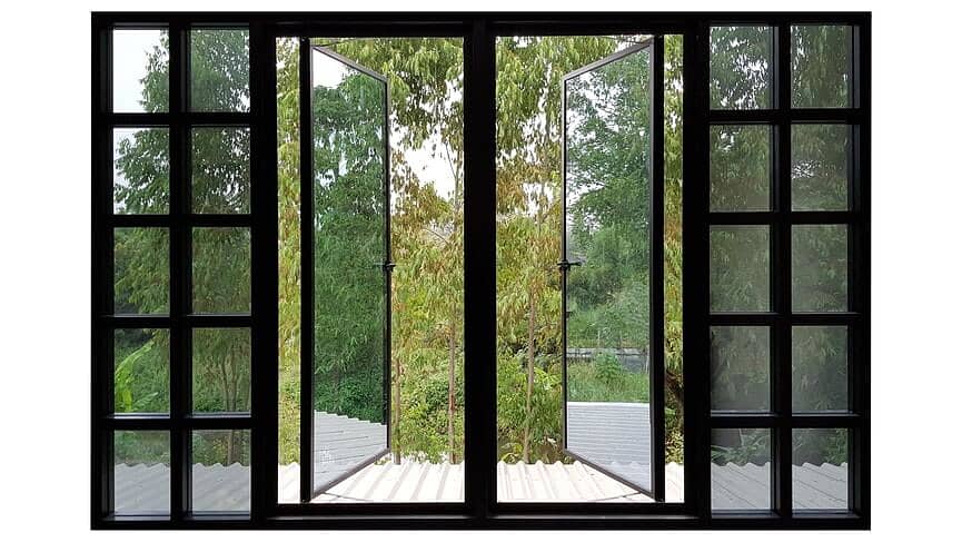 Aluminium Glass Windows Door Panel PVC Panel Aluminium Partitions 3