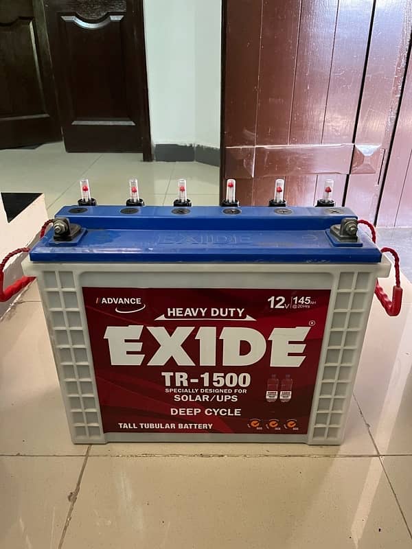 Exide 12V 145AH Tubular Battery 2