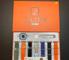 ultra 7 in 1 smart watch, latest series smart watch  7 straps