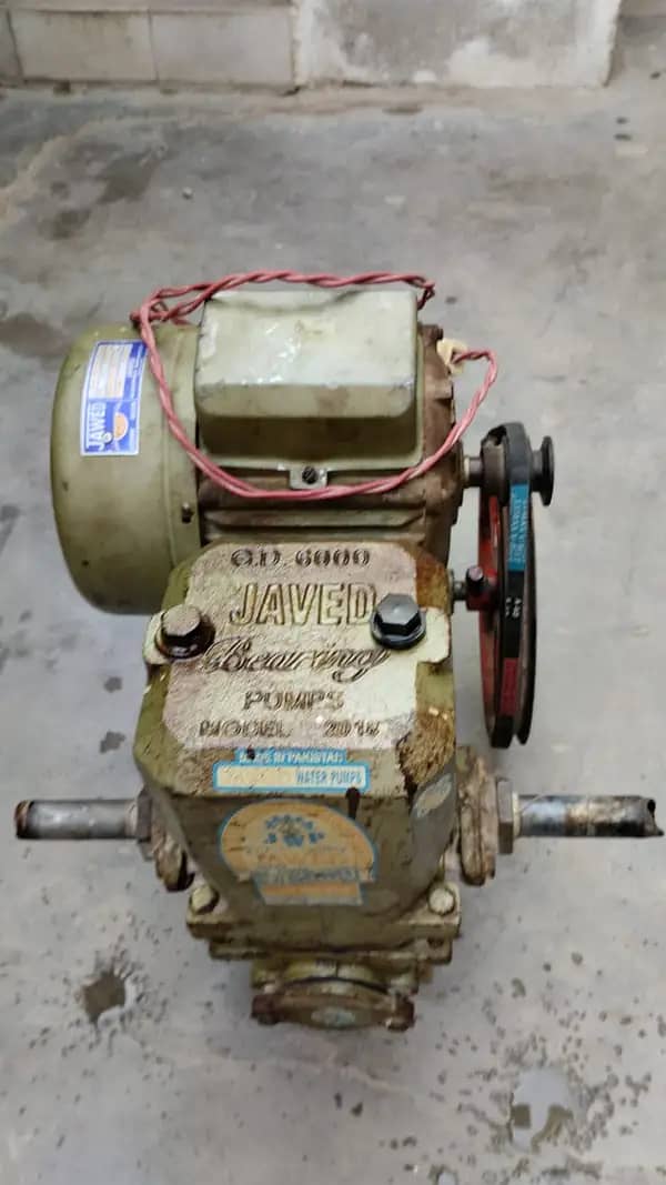 1HP JAWED DONKEY PUMP MOTOR 4