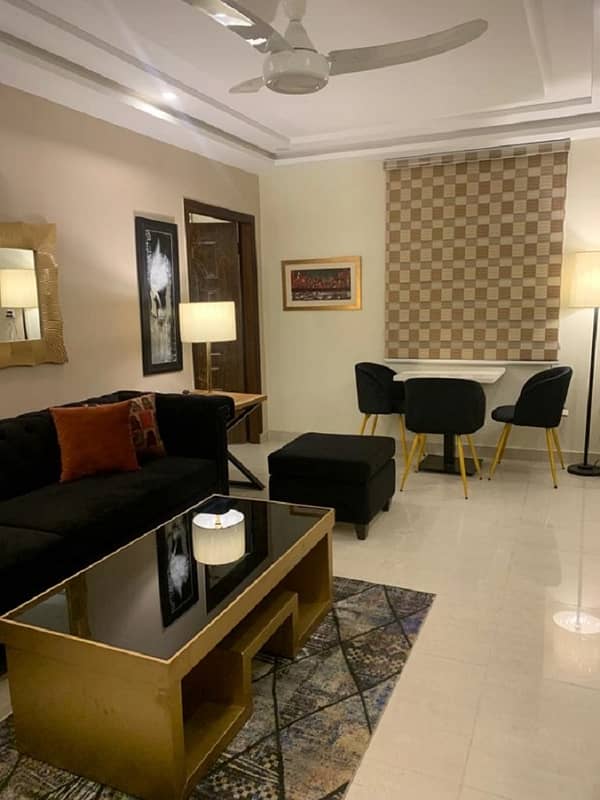 1 Bed Fully Furnished Apartment For Rent In Sector C LDA Approved Nearby School and Mosque , ATM and commercial Market 4