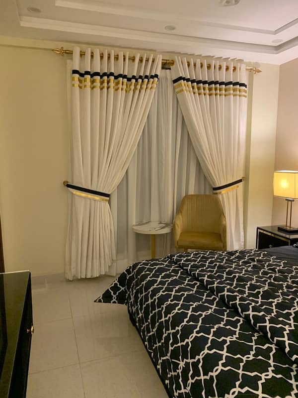 1 Bed Fully Furnished Apartment For Rent In Sector C LDA Approved Nearby School and Mosque , ATM and commercial Market 12