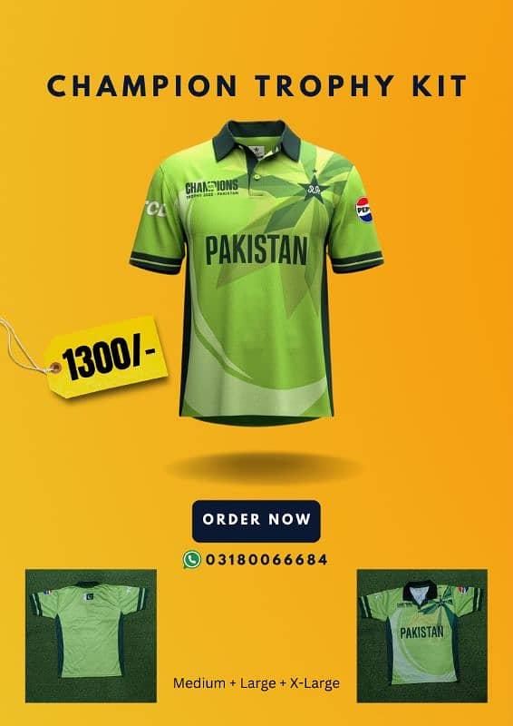 Pakistan champion trophy shirt 0