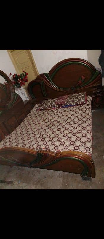 doule bed urgent sale 1