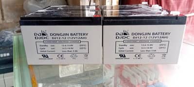 DONG JIN BATTERY DJ 12V12AH. 4 BATTERY