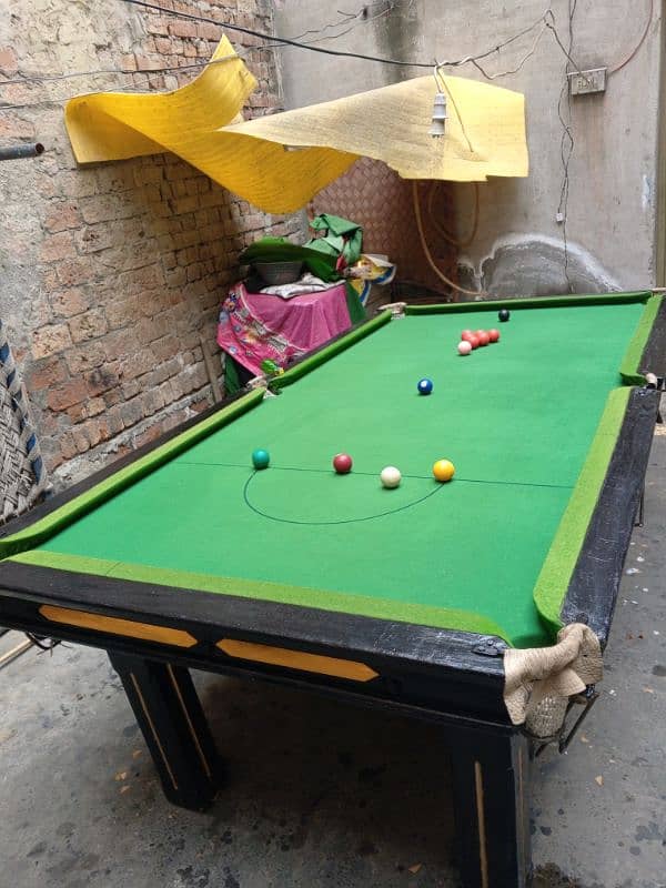 snooker table 4x8 size ha 5