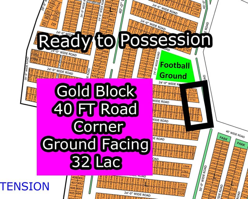 L - (40 FT Road + Corner + Ground Facing) North Town Residency Phase - 01 (Surjani) 0