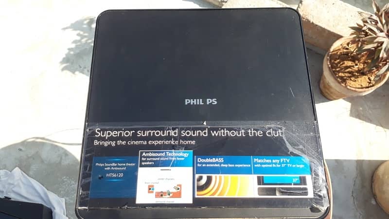 Philips Home Theater HTS 6120 For Drawing Room Brand New 4