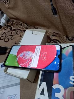 Samsung a30s 4gb 128gb with imei match box and charger pta approved