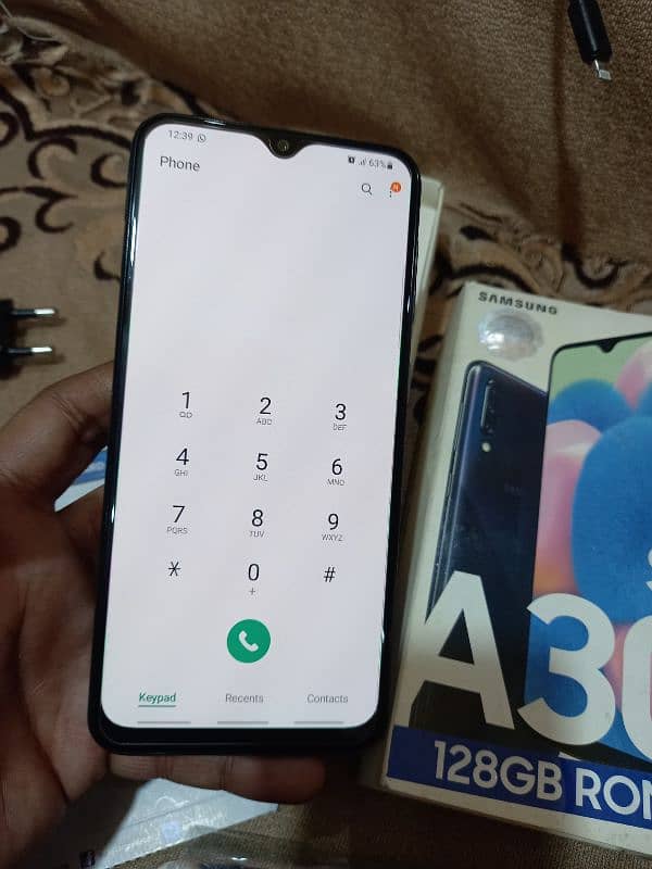 Samsung a30s 4gb 128gb with imei match box and charger pta approved 1