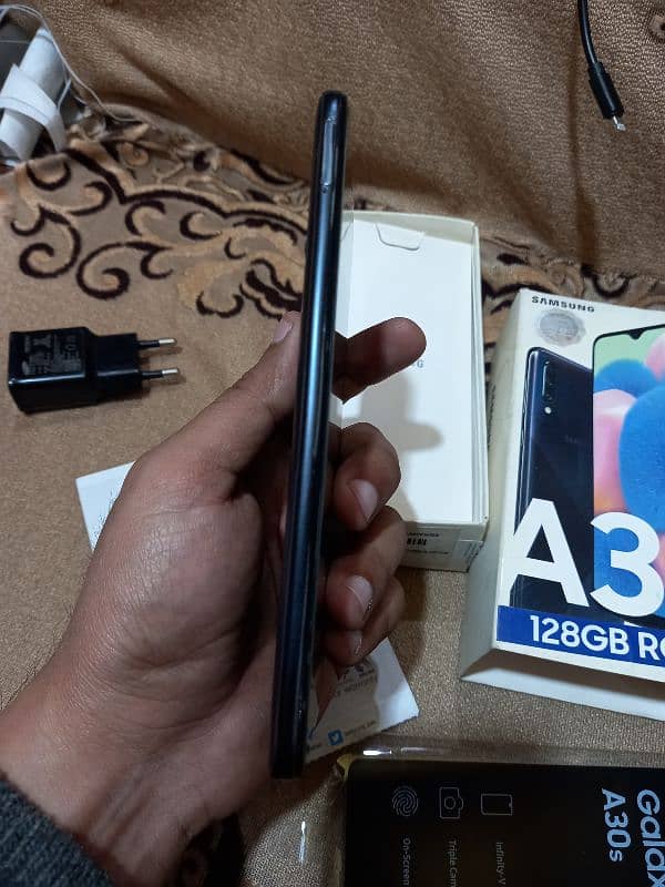 Samsung a30s 4gb 128gb with imei match box and charger pta approved 6