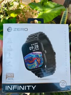 Zero Lifestyle infinity Smart Watch New Condition Black Colour