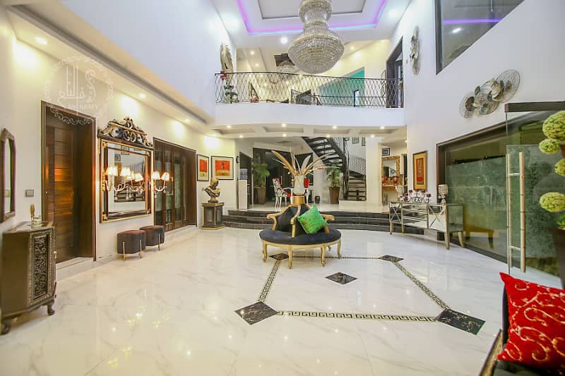 Facing Park 01 Kanal Like A Brand New Corner Ful Basement Fully Furnished Luxury Modern Design House Available For Rent In DHA Phase 6 Top Location 3