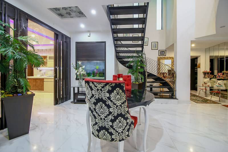 Facing Park 01 Kanal Like A Brand New Corner Ful Basement Fully Furnished Luxury Modern Design House Available For Rent In DHA Phase 6 Top Location 13