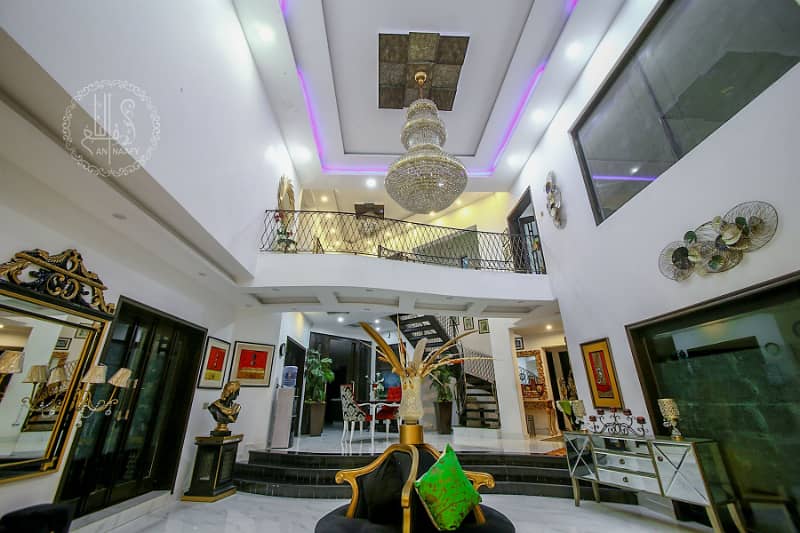 Facing Park 01 Kanal Like A Brand New Corner Ful Basement Fully Furnished Luxury Modern Design House Available For Rent In DHA Phase 6 Top Location 25