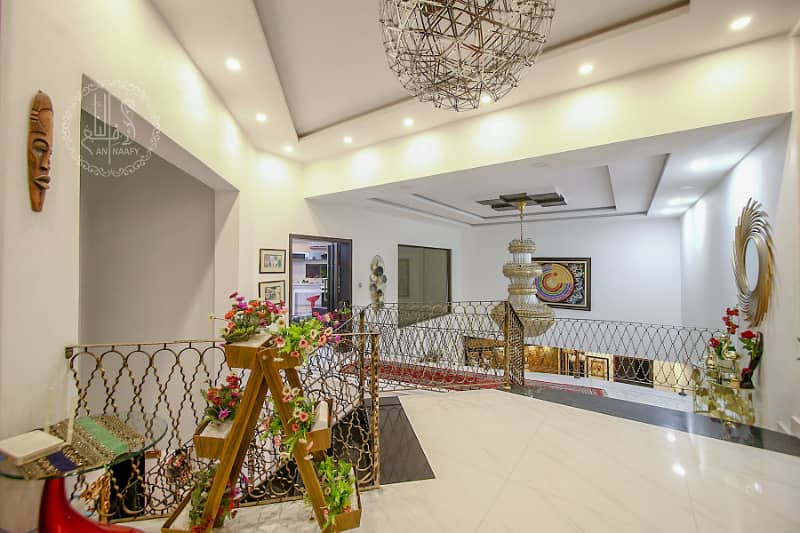 Facing Park 01 Kanal Like A Brand New Corner Ful Basement Fully Furnished Luxury Modern Design House Available For Rent In DHA Phase 6 Top Location 30