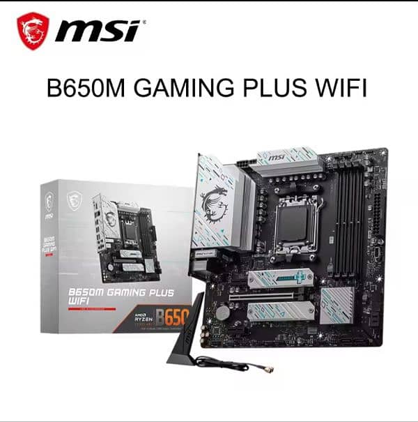 MSI B650M gaming plus wifi NEW MOTHERBOARD 0