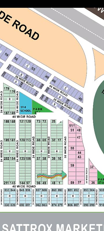 120 Sq Yd Plot Sale In Saadi Garden Block 2 Scheme 33 Karachi (40 Feet Road) 0