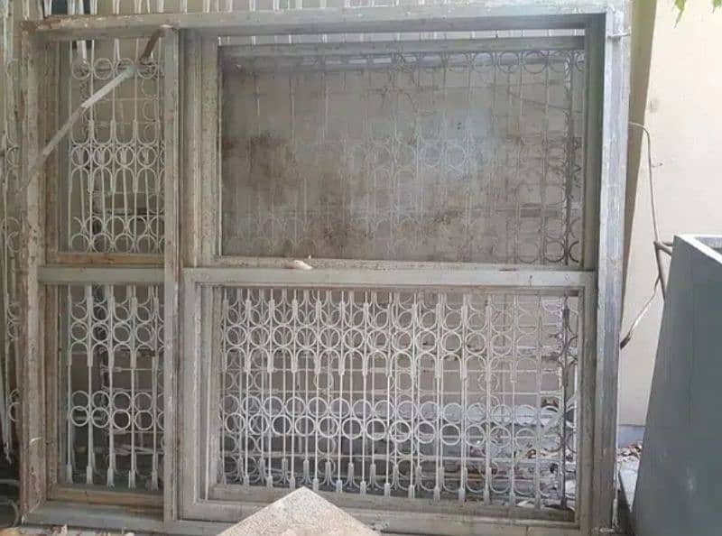 iron grill and windows for sale 1