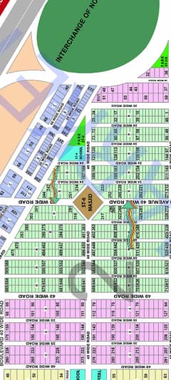 Lease 120 Sq Yd Plot Sale In Block 2 Saadi Garden Scheme 33 (West Open)